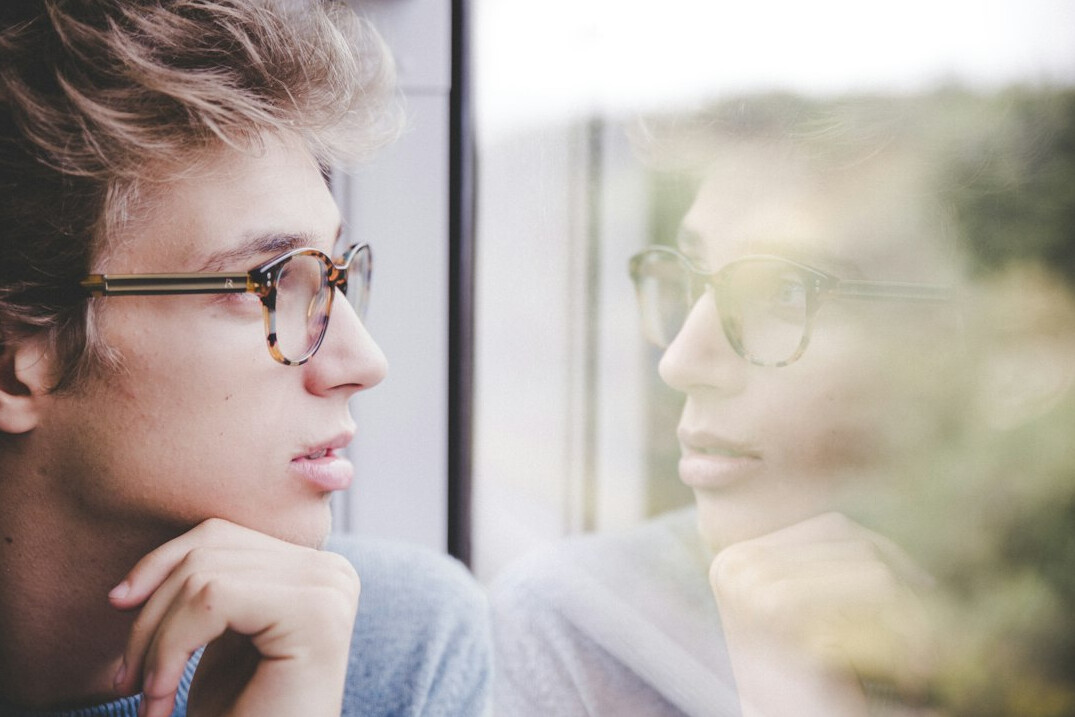 person reflecting on personal growth